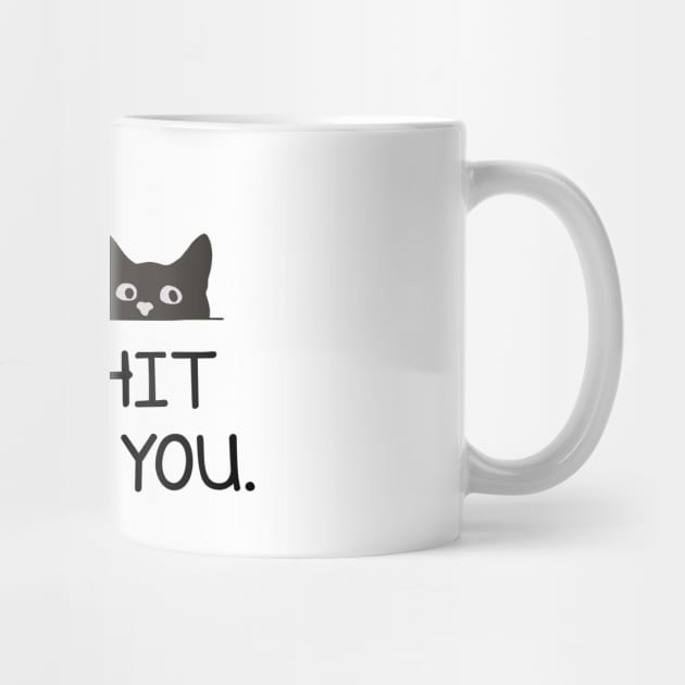 My Cat And I Talk Shit About You Funny Cats Lover Shirt by Kelley Clothing